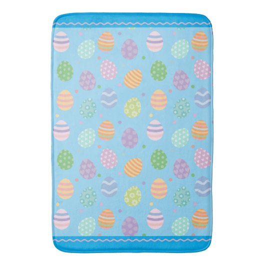 Pastelleier Badematte (Vorderseite Vertikal)