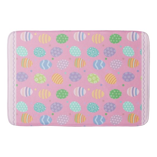 Pastelleier Badematte (Vorderseite)