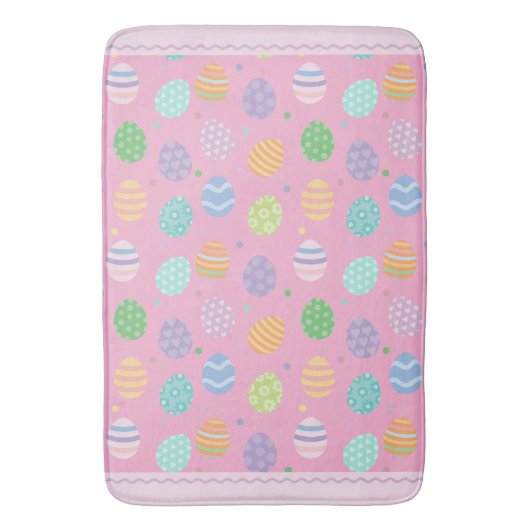 Pastelleier Badematte (Vorderseite Vertikal)