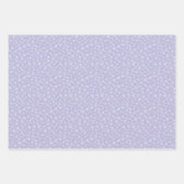 Pastelleier, Blume und Streifen Geschenkpapier Set (Vorderseite 2)