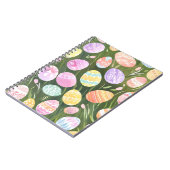 Pastelleier | Schöne Frühlingsfarbe Notizblock (Linke Seite)