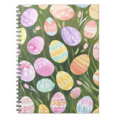 Pastelleier | Schöne Frühlingsfarbe Notizblock (Vorderseite)