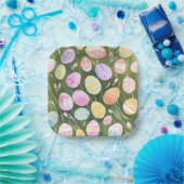 Pastelleier | Schöne Frühlingsfarbe Pappteller (Party)