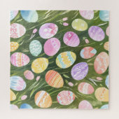 Pastelleier | Schöne Frühlingsfarbe Puzzle (Horizontal)