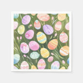 Pastelleier | Schöne Frühlingsfarbe Serviette (Vorderseite)