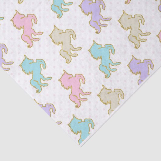 PastellEinhorn-Seidenpapier Seidenpapier (Ausschnitt)