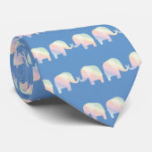 Pastellelefanten Krawatte (Gerollt)