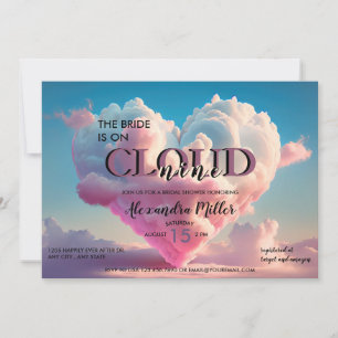 Pastellene Hochzeits-Einladung Auf Wolke Neun Einladung