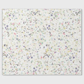 Pastellentwurf des noblen Vintagen Marmorterrazzo Geschenkpapier (Flach)