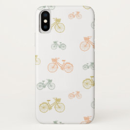 Pastellfahrradgekritzel-Telefonkasten Case-Mate iPhone Hülle