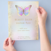 Pastellfalter Flyer (Hand)