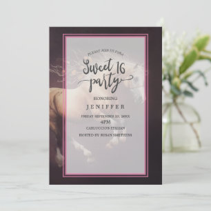 Pastellfarbe eines laufenden Pferdes Einladung