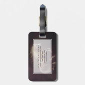 Pastellfarbe eines laufenden Pferdes Gepäckanhänger (Rückseite vertikal)