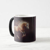 Pastellfarbe eines laufenden Pferdes Verwandlungstasse (Vorderseite Links)