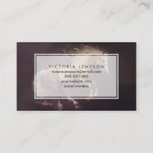 Pastellfarbe eines laufenden Pferdes Visitenkarte (Rückseite)