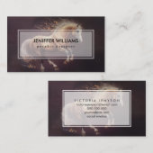 Pastellfarbe eines laufenden Pferdes Visitenkarte (Vorne/Hinten)