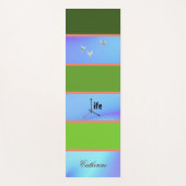 Pastellfarbe für Ästhetik Yogamatte (Vorderseite)