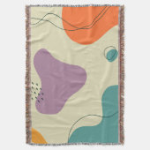 Pastellfarben abstrakte Formen moderner Hintergrun Decke (Vorderseite Vertikal)