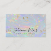Pastellfarben abstrakte Textur Visitenkarte (Vorderseite)