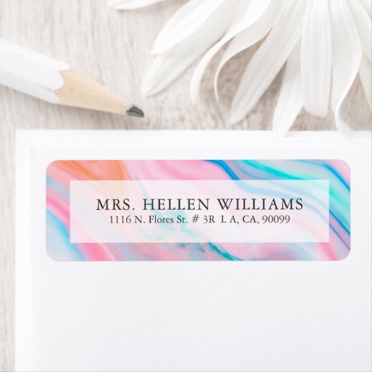 Pastellfarben abstrakter Agarmarmor (Insitu)