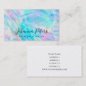 Pastellfarben abstrakter Hintergrund Visitenkarte (Vorne/Hinten)