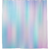 Pastellfarben Abstrakter irisierender Hintergrund Duschvorhang (Vorderseite)