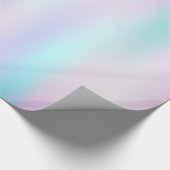 Pastellfarben Abstrakter irisierender Hintergrund Geschenkpapier (Ecke)