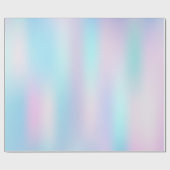 Pastellfarben Abstrakter irisierender Hintergrund Geschenkpapier (Flach)