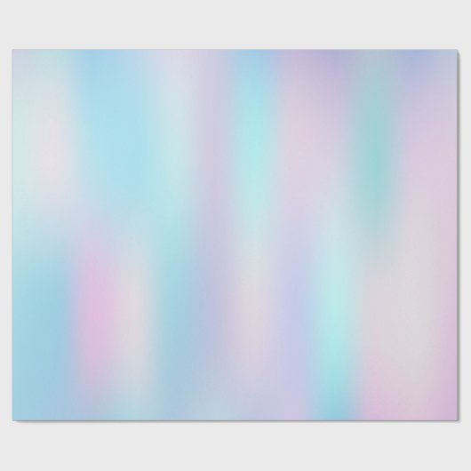 Pastellfarben Abstrakter irisierender Hintergrund Geschenkpapier (Flach)