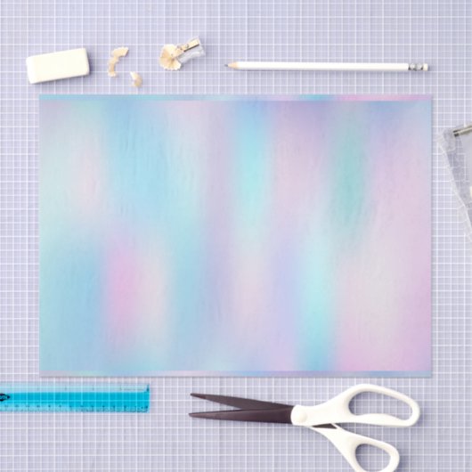 Pastellfarben Abstrakter irisierender Hintergrund Seidenpapier (Handwerk)