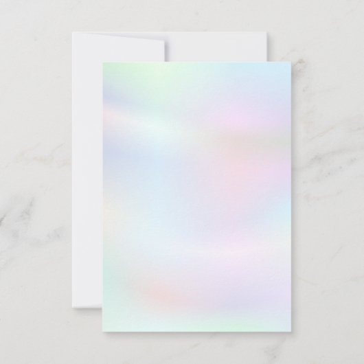 Pastellfarben Ananas danke (Rückseite)