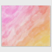 Pastellfarben Aquarell gestrichene Wrapping Paper Geschenkpapier (Flach)