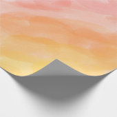 Pastellfarben Aquarell gestrichene Wrapping Paper Geschenkpapier (Ecke)