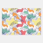 Pastellfarben Blätter und Bio Formen (Vorderseite 2)