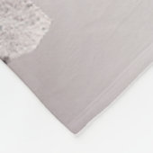 Pastellfarben Blau Beige Blume Fleecedecke (Ecke)