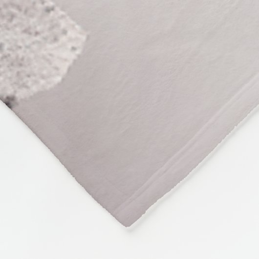 Pastellfarben Blau Beige Blume Fleecedecke (Ecke)