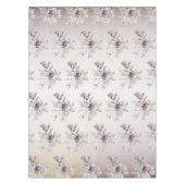 Pastellfarben Blau Beige Blume Tischdecke (Vorderseite)