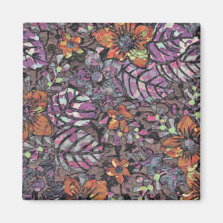 Pastellfarben Blumenmuster Romantische digitale Ku Magnet
