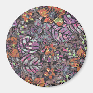 Pastellfarben Blumenmuster Romantische digitale Ku Magnet