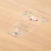 Pastellfarben Bunny Ears Blumenkohl Ostern Brunch Acryleinladungen (Ablage )