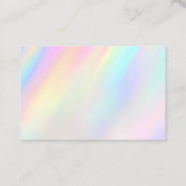 Pastellfarben Dankeschön Karte (Rückseite)