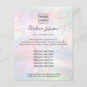 Pastellfarben der Friseure Flyer (Vorne)