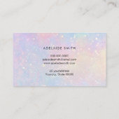 Pastellfarben der Kundenkarte abstrakt Visitenkarte (Rückseite)