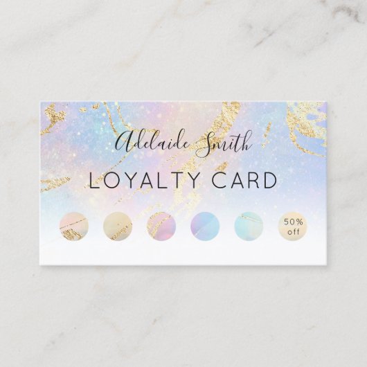 Pastellfarben der Kundenkarte abstrakt Visitenkarte (Vorderseite)