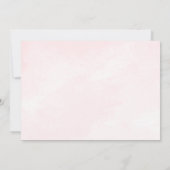 Pastellfarben des Geburtstagskuchens Einladung (Rückseite)