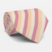 Pastellfarben, Diagonalstreifen Krawatte (Gerollt)