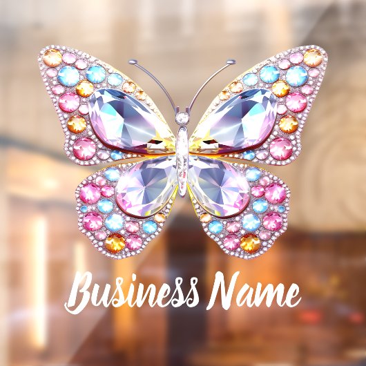 Pastellfarben Edelsteine Fensteraufkleber (Blatt 2)