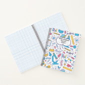 Pastellfarben, einfacher Illustrationsstil Notizblock (Innenseite)