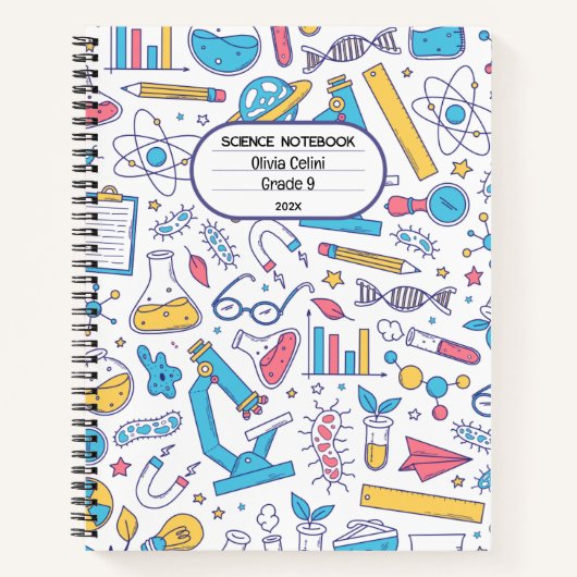 Pastellfarben, einfacher Illustrationsstil Notizblock (Vorderseite)