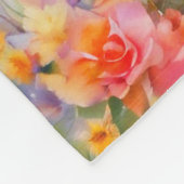 Pastellfarben Fleecedecke (Ecke)